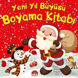 Yeni Yıl Büyüsü Boyama Kitabı – Kolektif – Martı Yayınları kitap kapağı