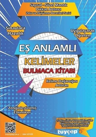 Eş Anlamlı Kelimeler Bulmaca Kitabı – Erbin Soygür – Cinius Yayınları kitap kapağı