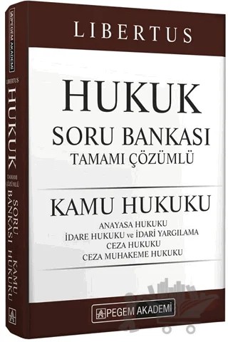 2020 KPSS A Grubu Libertus Hukuk Tamamı Çözümlü Soru Bankası – Kolektif – Pegem Akademi Yayıncılık kitap kapağı