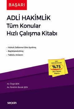 Başarı – Adli Hakimlik Tüm Konular Hızlı Çalışma Kitabı
