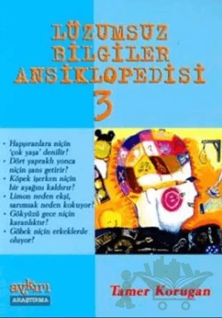 Lüzumsuz Bilgiler Ansiklopedisi 3 – Tamer Korugan – Aykırı Yayınları kitap kapağı