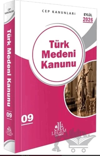 Türk Medeni Kanunu – Kolektif – Legem Yayınevi kitap kapağı