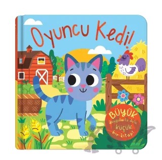Parmak Kuklalı Kitap - Oyuncu Kedi – Kolektif – İndigo Çocuk kitap kapağı