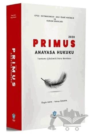 2020 PRIMUS Anayasa Hukuku Tamamı Çözümlü Soru Bankası