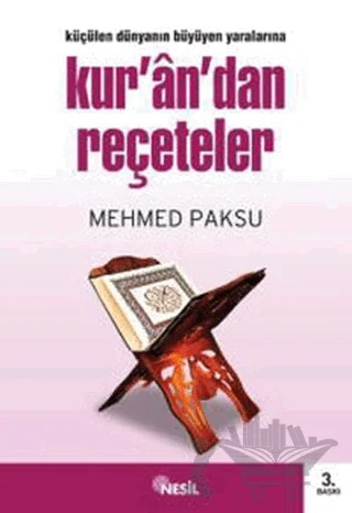 Kur’an’dan Reçeteler – Mehmed Paksu – Nesil Yayınları kitap kapağı