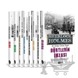 Sherlock Holmes Seti (8 Kitap Takım) – Sir Arthur Conan Doyle – Siyah Beyaz Yayınları kitap kapağı