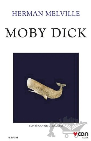 Moby Dick – Herman Melvılle – Can Yayınları kitap kapağı