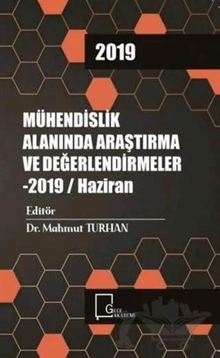 Mühendislik Alanında Araştırma ve Değerlendirmeler – Kolektif – Gece Akademi kitap kapağı