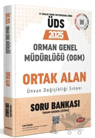 Orman Genel Müdürlüğü Ünvan Değişikliği Sınavı Ortak Alan Soru Bankası – Kollektif – Data Yayınları kitap kapağı
