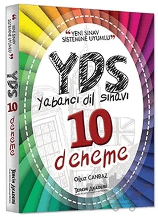 2018 YDS 10 Deneme Tamamı Çözümlü – Oğuz Canbaz – Tercih Akademi Yayınları kitap kapağı