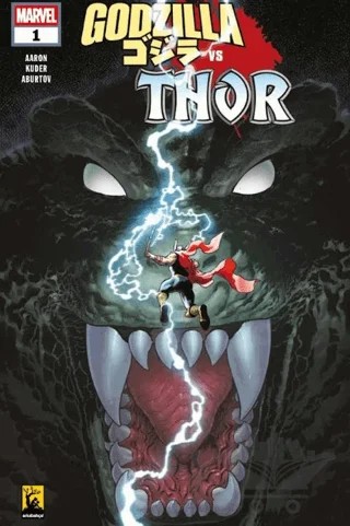 Godzilla vs. Thor – Jason Aaron – Arka Bahçe Yayıncılık kitap kapağı
