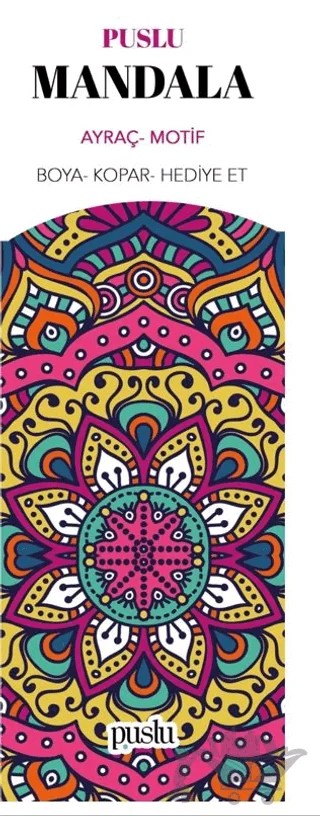 Mandala Ayraç / Motif – Kolektif – Puslu Yayıncılık kitap kapağı