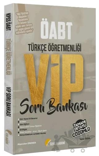 ÖABT Türkçe Öğretmenliği VIP Soru Bankası Çözümlü