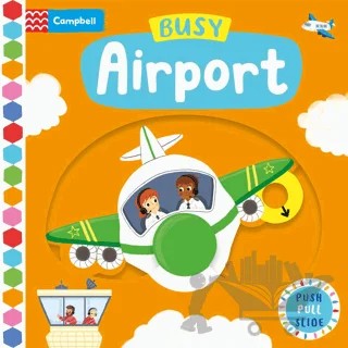 Busy Airport – Louise Forshaw – Campbell kitap kapağı