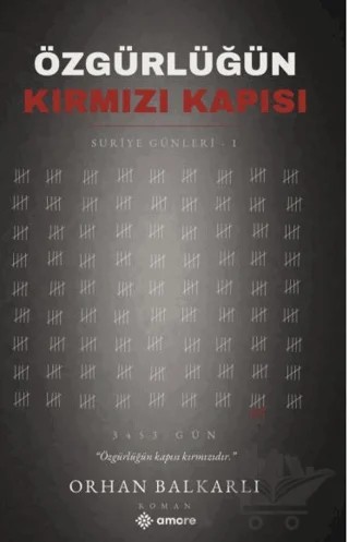 Özgürlüğün Kırmızı Kapısı – Orhan Balkarlı – Amore Yayınevi kitap kapağı