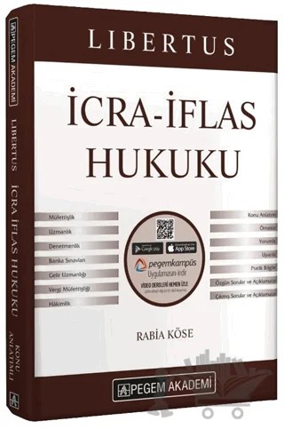 2021 KPSS A Grubu Libertus İcra İflas Hukuku Konu Anlatımı – Rabia Köse – Pegem Akademi Yayıncılık kitap kapağı