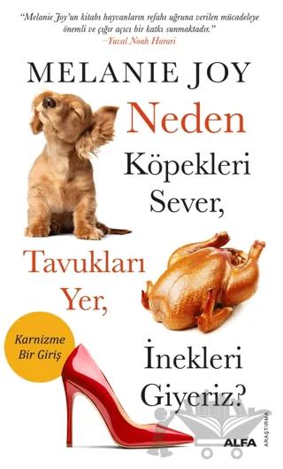 Neden Köpekleri Sever, Tavukları Yer, İnekleri Giyeriz? – Melanie Joy – Alfa Yayınları kitap kapağı