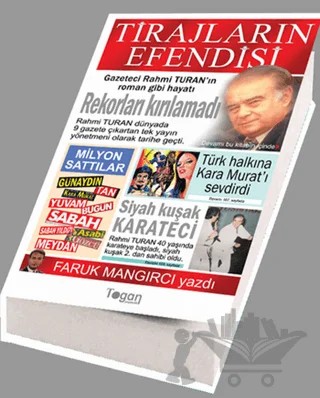 Tirajların Efendisi – Faruk Mangırcı – Togan Yayıncılık kitap kapağı