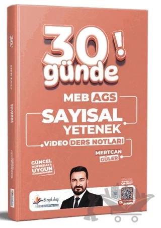 2027 MEB AGS 30 Günde Sayısal Yetenek Video Ders Notları