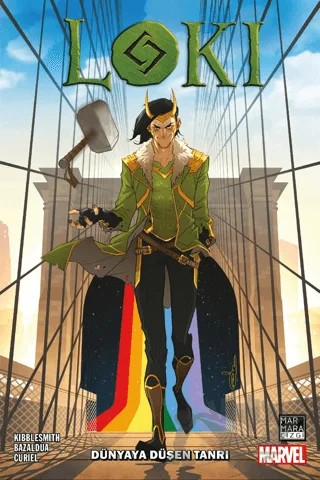Loki - Dünyaya Düşen Tanrı – Daniel Kibblesmith – Marmara Çizgi kitap kapağı