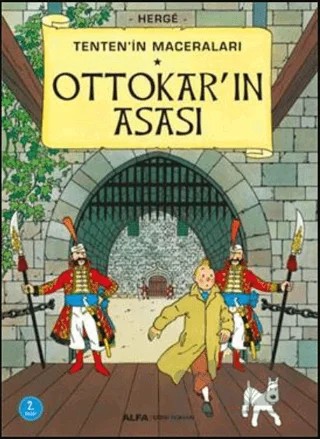Ottokar'ın Asası - Tenten'in Maceraları – Herge – Alfa Yayınları kitap kapağı