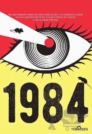 1984 – George Orwell – Yediveren Yayınları kitap kapağı