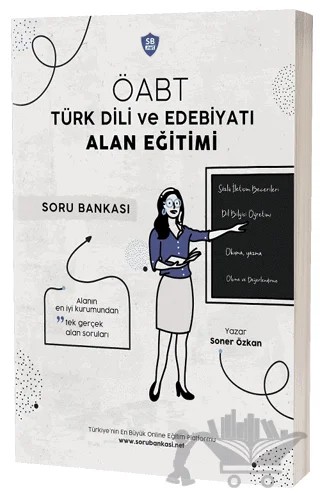 ÖABT Türk Dili ve Edebiyatı Alan Eğitimi Soru Bankası – Soner Özkan – Sorubankası Net Yayınları kitap kapağı