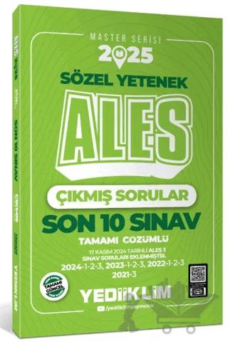 2025 ALES Master Serisi Sözel Yetenek Tamamı Çözümlü Son 10 Sınav Çıkmış Sorular