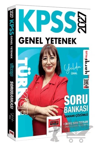 2027 KPSS Genel Yetenek Türkçe Tamamı Çözümlü Soru Bankası – Yelda Ünal – Yargı Yayınevi kitap kapağı