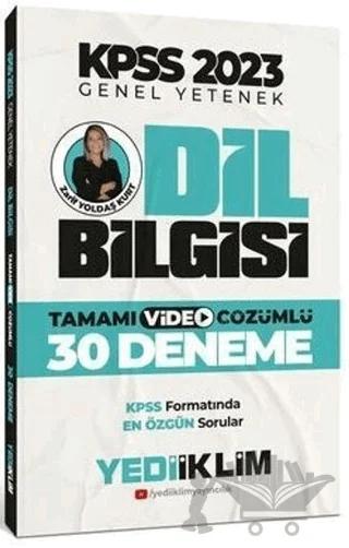 2023 KPSS Genel Yetenek Dil Bilgisi Tamamı Video Çözümlü 30 Deneme