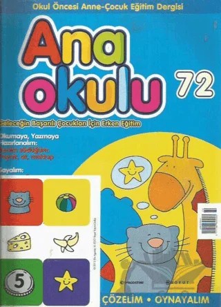 Anaokulu Sayı: 72 Anne-Çocuk Eğitim Dergisi – Boyut Yayın Grubu kitap kapağı