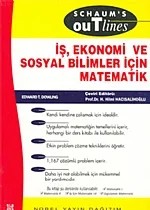 İş Ekonomi ve Sosyal Bilimler İçin Matematik - Schaum's – Edward Dowling, Hilmi Hacısalihoğlu – Nobel Yayın kitap kapağı