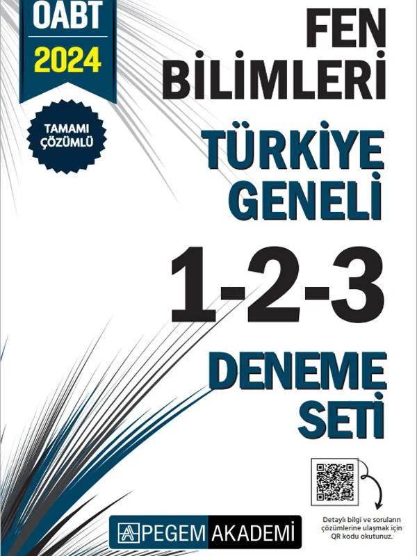 2024 KPSS ÖABT Fen Bilimleri Tamamı Çözümlü Türkiye Geneli 1-2-3 (3'lü Deneme Seti)