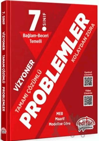 7. Sınıf Problemler Bağlam ve Beceri Temelli Soru Bankası – Kolektif – Editör Yayınevi kitap kapağı