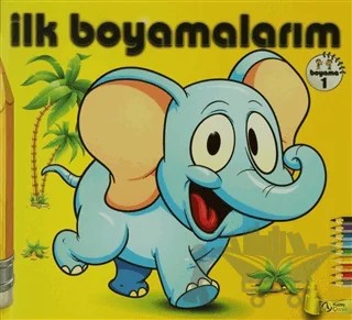 Şıpşıp İlk Boyamalarım (6 Kitap Set) – İpek Ece Toprak – Kuzey Yayınları kitap kapağı