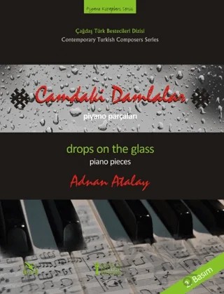Camdaki Damlalar - Piyano Parçaları – Adnan Atalay – Müzik Eğitimi Yayınları kitap kapağı