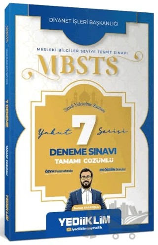 2027 MBSTS Yakut Serisi Tamamı Çözümlü 7 Deneme Sınavı – Burhan Karakışla – Yediiklim Yayınları kitap kapağı