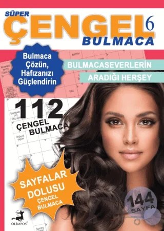 Süper Çengel Bulmaca - 6 – Celal Kodamanoğlu – Olimpos Yayınları kitap kapağı