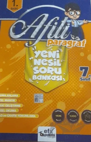 Afili Paragraf 7. Sınıf Yeni Nesil Soru Bankası – Kollektif – Efx Akademi Yayınları kitap kapağı