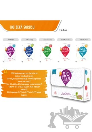 Kafa Patlatan 100 Zeka Sorusu Seti (5 Kitap Set) – Ersin Teres – Nesil Çocuk Yayınları kitap kapağı