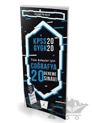 KPSS 2020 GYGK - Tüm Adaylar İçin Coğrafya 25 Deneme Sınavı