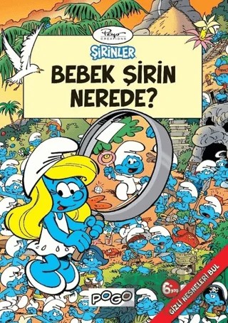 Bebek Şirin Nerede? - Şirinler – Kolektif – Pogo Çocuk kitap kapağı