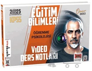 2025 KPSS Eğitim Bilimleri Öğrenme Psikolojisi Video Ders Notları – Ömer Ekici – Yargı Yayınevi kitap kapağı