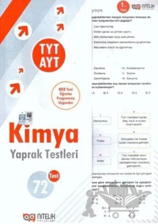 TYT AYT Kimya Yaprak Testleri