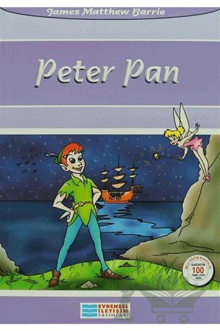 Peter Pan – James Matthew Barrie – Evrensel İletişim Yayınları kitap kapağı