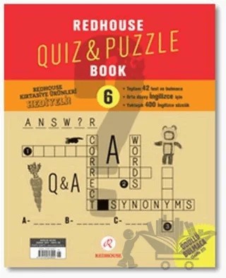 Redhouse Quiz & Puzzle Book Sayı: 6 Aralık 2016 – Redhouse Kidz Yayınları kitap kapağı