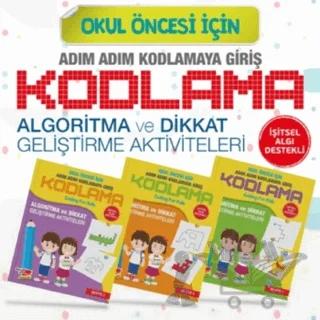 Okul Öncesi Adım Adım Kodlamaya Giriş (3 Kitap+Yazı Tahtası)