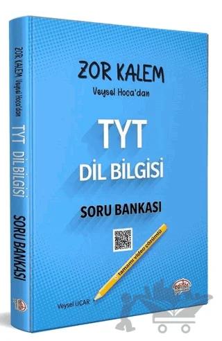 TYT Zor Kalem Veysel Hoca’dan Dil Bilgisi Soru Bankası Tamamı Video Çözümlü – Veysel Uçar – Editör Yayınevi kitap kapağı