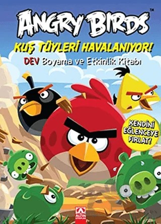 Angry Birds - Kuş Tüyleri Havalanıyor! – Kolektif – Altın Kitaplar kitap kapağı