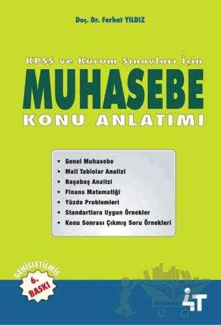 KPSS ve Kurum Sınavları İçin Muhasebe Konu Anlatımı – Ferhat Yıldız – 4T Yayınları kitap kapağı